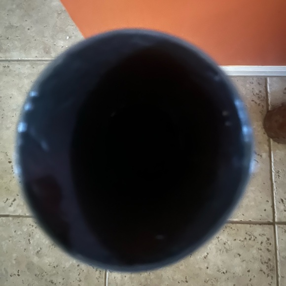 Multicolored Pattern Tall Metal Vase Decor - Picture 2 of 2